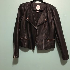 Black Candies leather jacket (imitation leather)